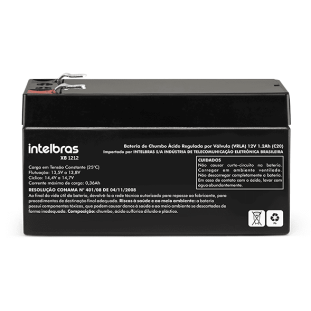 BATERIA SELADA INTELBRAS 12V 1,2AH XB 1212 - 4821003