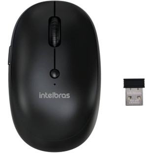 MOUSE SEM FIO OFFICE INTELBRAS 2400DPI 5 BOTOES PRETO MSI 100 (BLISTER) - 4290008