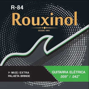ENCORDOAMENTO PARA GUITARRA ELETRICA 6 CORDAS ROUXINOL (.009 - .042) - R84